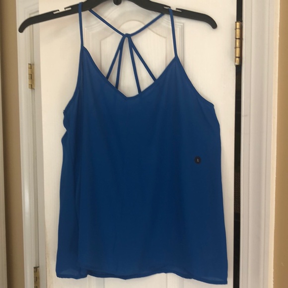 Abercrombie & Fitch Tops - Royal blue Abercrombie and Fitch top with spaghetti straps, 100% polyester